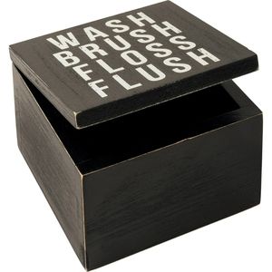 NWT Primatives By Kathy Hinged Box - Wash Brush Floss Flush